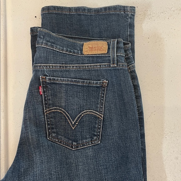 Levi's Women's Boot Cut Jeans - Dark Blue - Picture 1 of 4